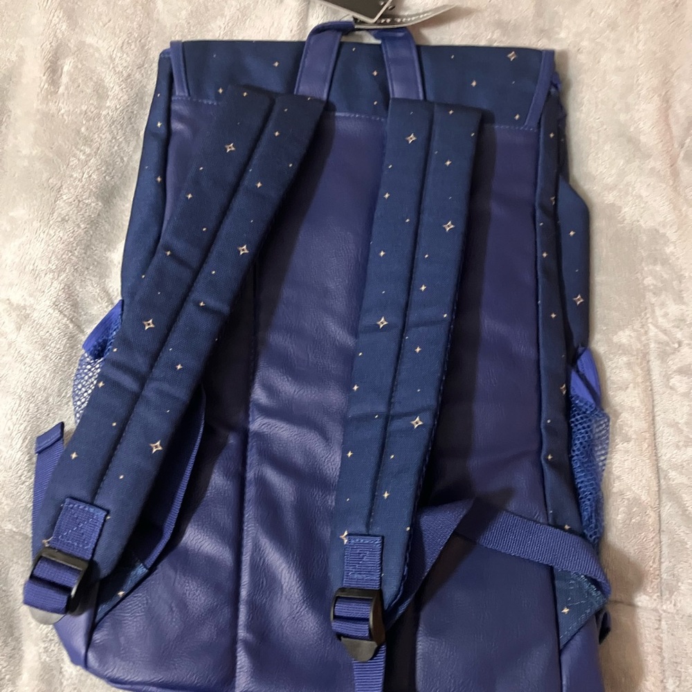 Disney Peter Pan loungefly Blue and Gold Backpack - Picture 5 of 10